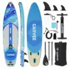 Inflatable Paddle Board,Inflatable Stand Up Paddle Boards with Premium SUP Accessories,450LB High Weight Capacity Wide