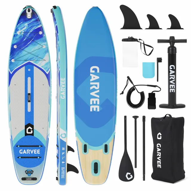 Inflatable Paddle Board,Inflatable Stand Up Paddle Boards with Premium SUP Accessories,450LB High Weight Capacity Wide