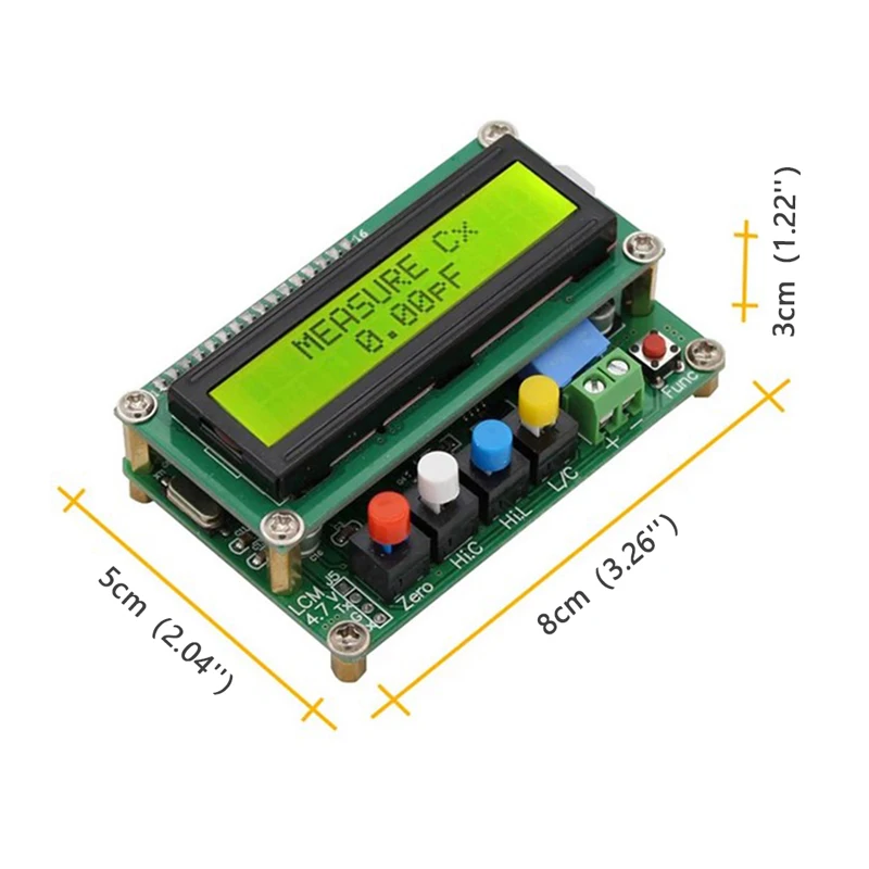 Digital LC100-A LCD High Precision Inductance Capacitance L/C Meter Tester 4