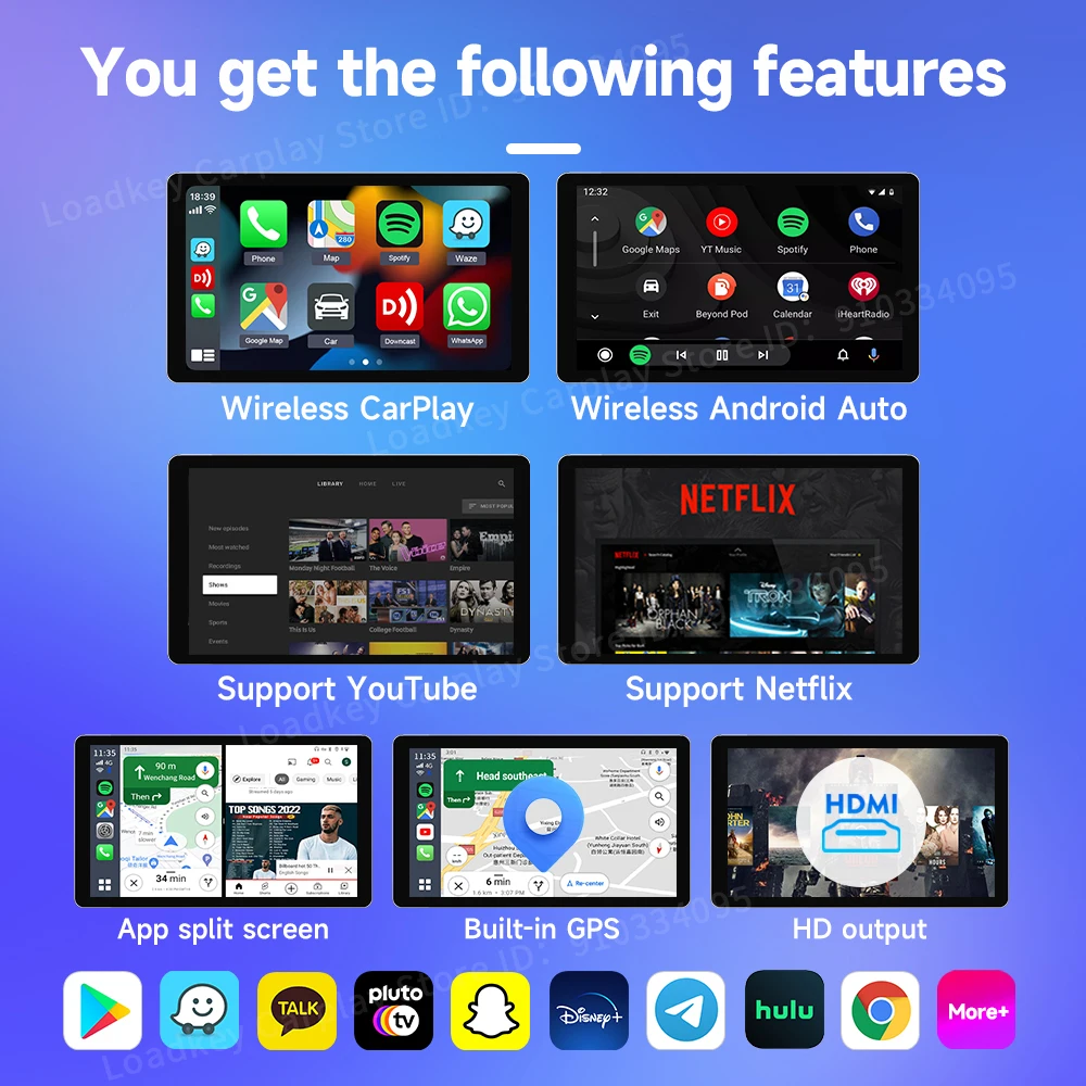 Carlinkit 128GB ī÷ Ai ڽ, ȵ̵ 13, ȵ̵ ڵ  QCM 660 ī÷, , 4G, ø, iptv ÷  ̴