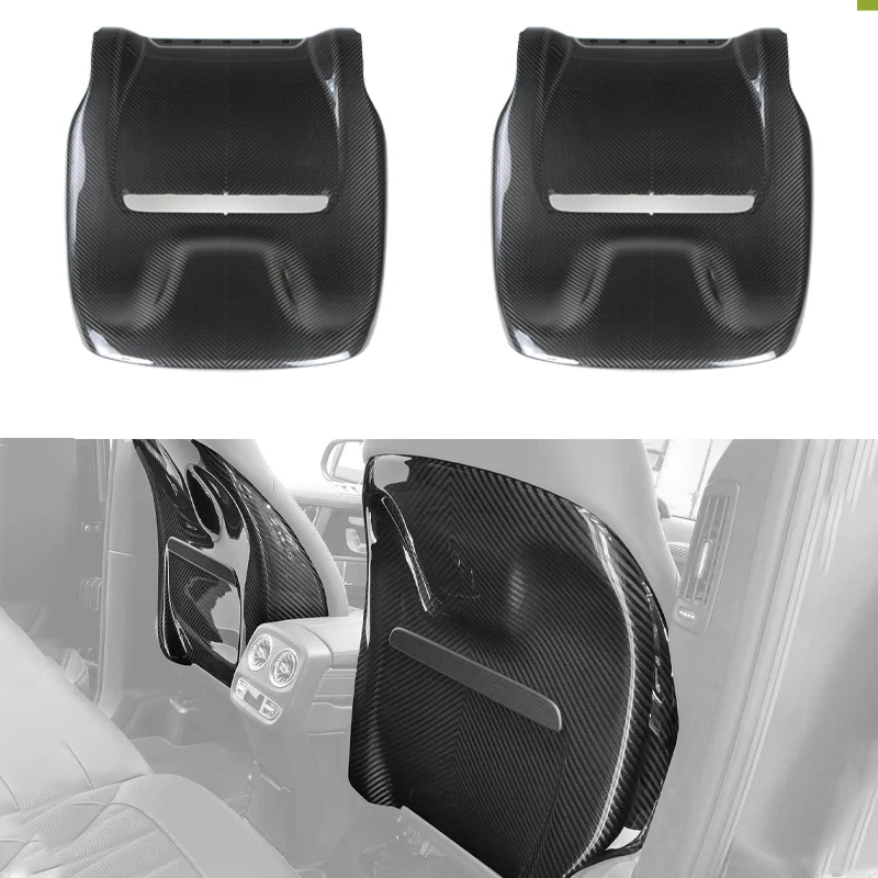 

2020+ G Class W464 W463A Carbon Fiber Car Seat Cover Chair back cover auto parts interior for Mercedes C E G CLS GLC class GT50