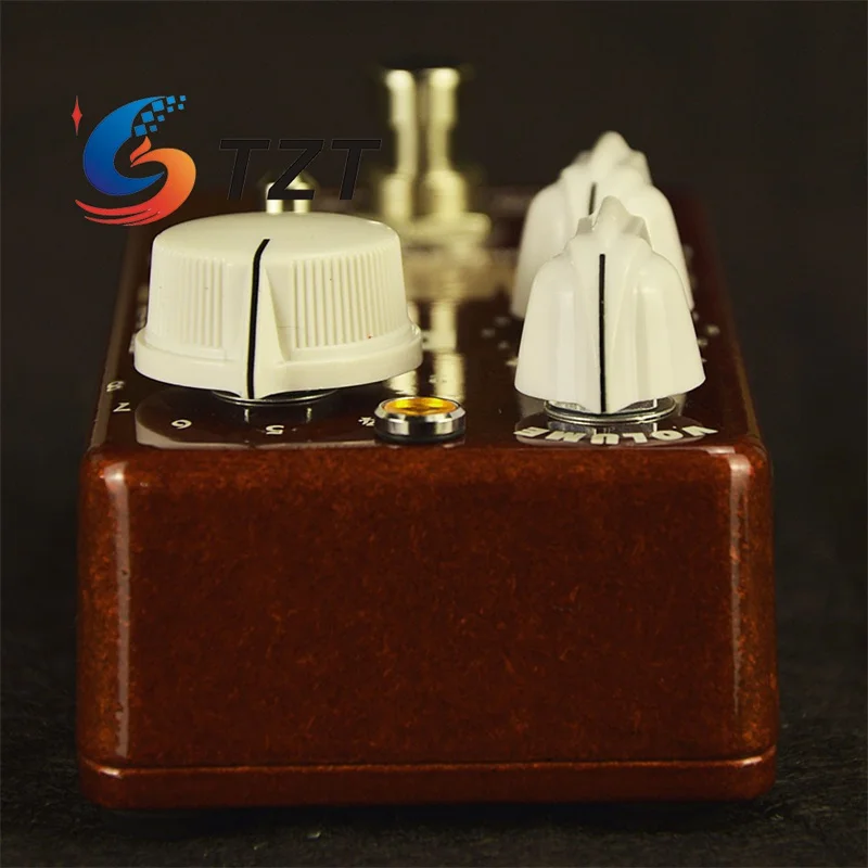 TZT High Dynamic Sweet Drive Overdrive Pedal Vintage Amber