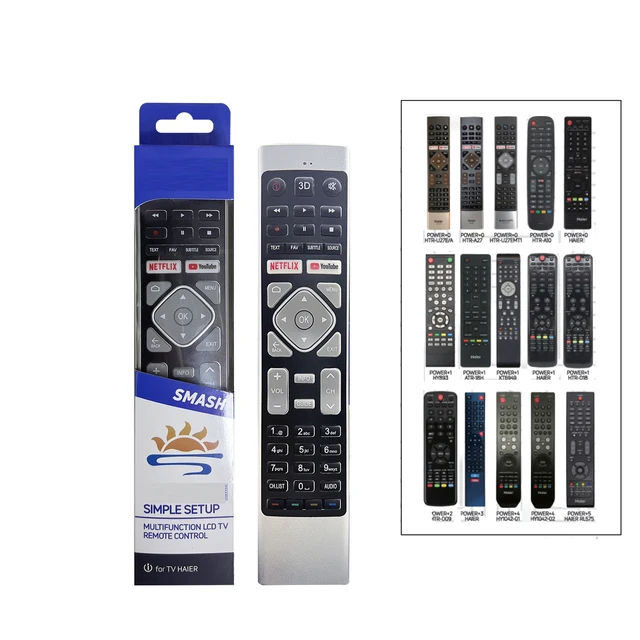 新しいリモートコントロールhtr-d18?a htrd18?aフィットfor Haier LCD LED TVリモートコントロールhtr-d18?a 新しいリモートコントロールhtr-d18?a htrd18?aフィットfor