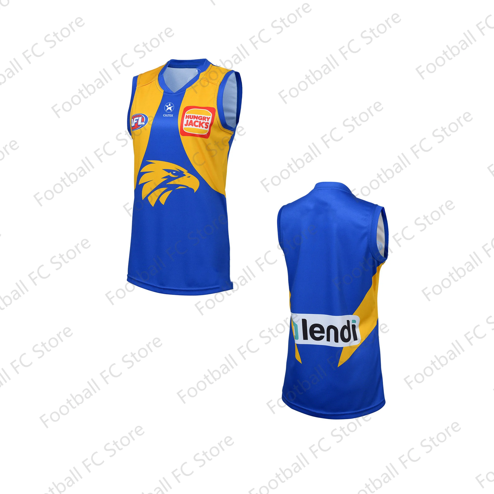 Summer A.F.L West Coast Eagles Indigenous Guernsey Jersey Oversized loose Vest For Adult/Kids Kit boxing jersey