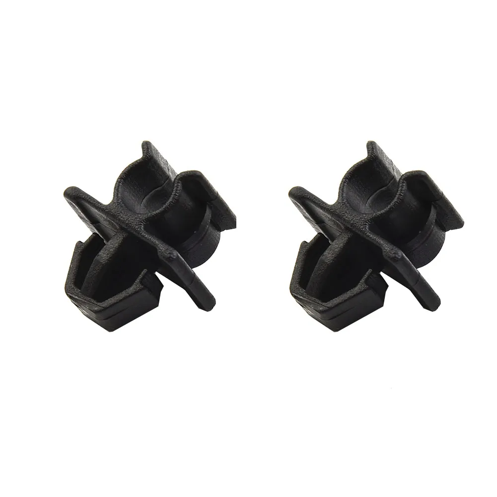 

2pcs Car Hood Prop Rod Clip For Nissan Plastic Black GOOD QUALITY Brand New Car Accessories High Quality And Durable