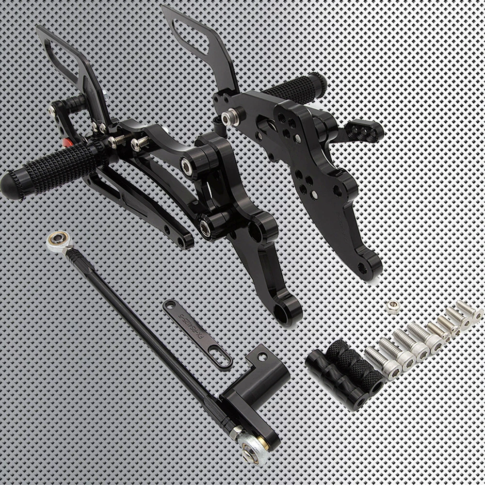 

RiderJacky® FOR Aprilia RS4 125 4T 2011-2016 CNC Aluminum Adjustable Motorcycle Rearsets Footrest Rear Set Foot Pegs Pedal
