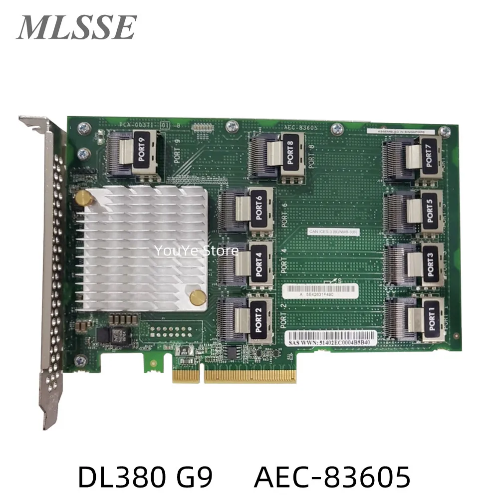 OriginalAEC8360512GbSASSATAExpanderCardForHPDL380G9RAID