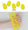 20Tips Nude Semi-Cured Gel Nail Patch Slider Waterproof Long Lasting Solid Color Full Cover Gel Nail Sticker UV Lamp Needed 4