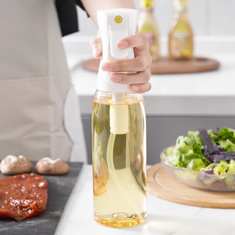 Oil kettle home kitchen air fryer oil pot cooking oil cans control spray atomized plastic small kettle