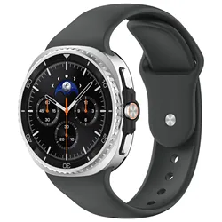 Silicone Sports Strap for Smartwatch - Durable and Comfortable Band Accessory (Space gray)
