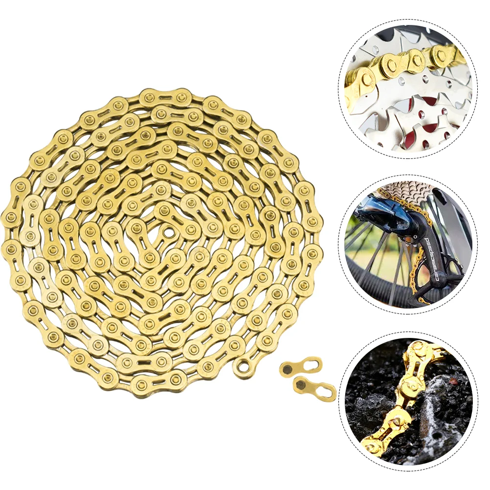 

Mountain Bike Chain Professional Bike Chain Carbon Steel Cycling Chain Replacement Bike Supply