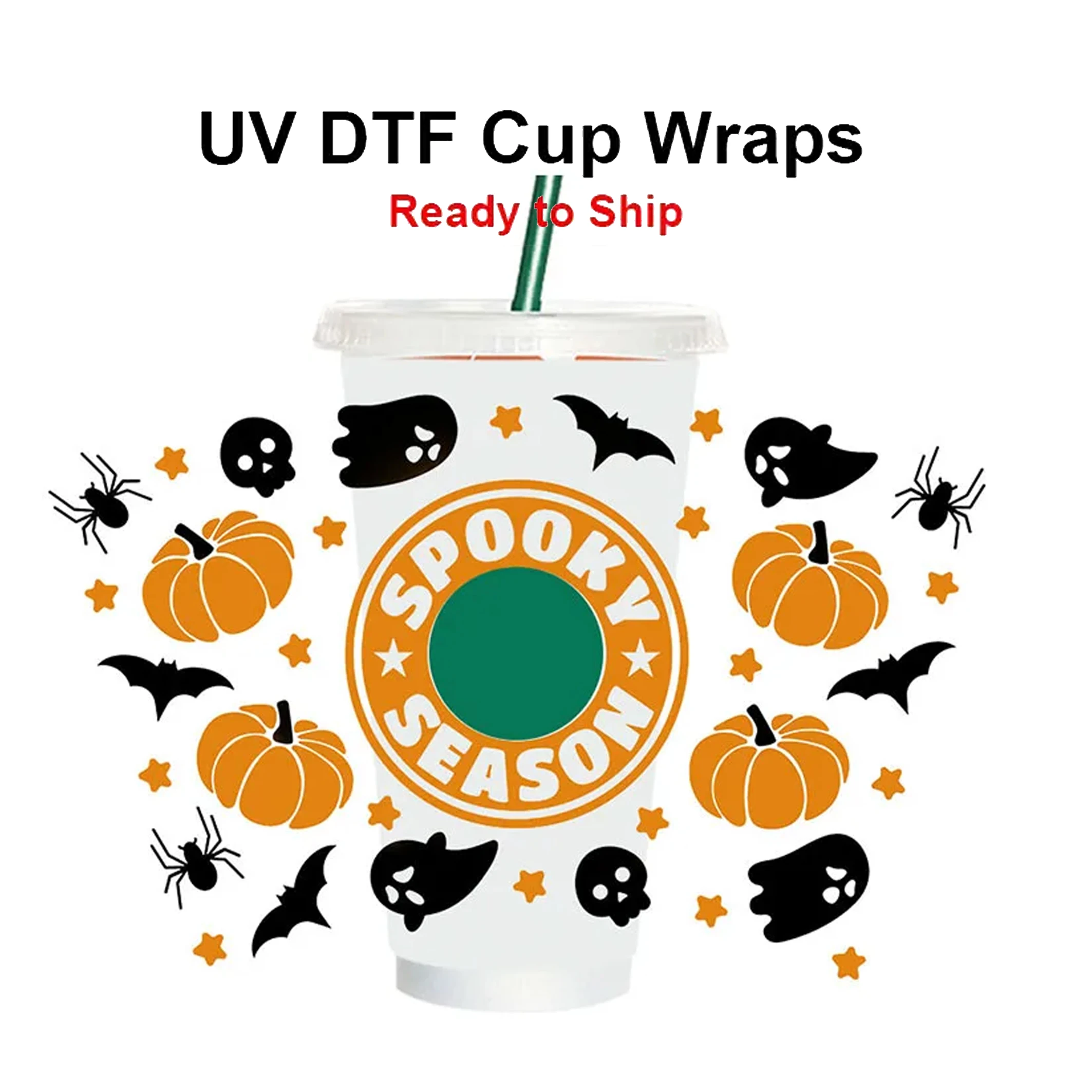 

UV DTF Transfer Stickers Cup Wrap Labels Wholesale Cartoon Cups Wrap Sticker Label Waterproof Print Packaging