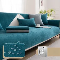Waterproof Sofa Cover Pets Kid Mat Sofa Towel Anti-slip Couch Cushion Protector Slipcover Removable Sofa Blanket for Living Room 2