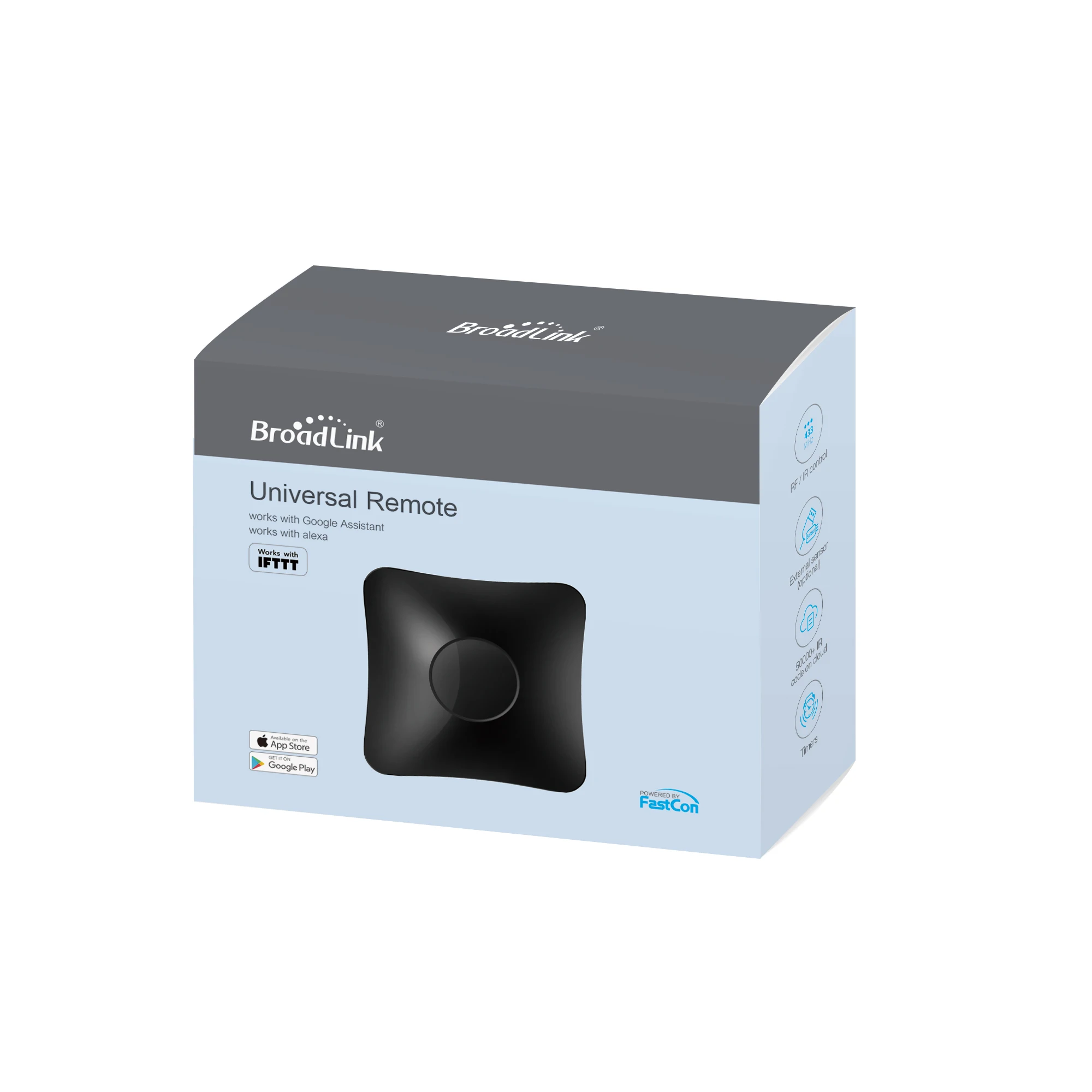 Google Home Mini Broadlink RM4 Pro Smart Remote IR/RF