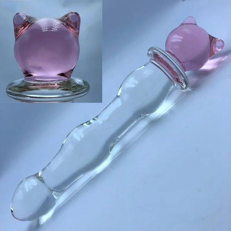 Crystal Glass Anal Plug Vaginal Anus Beads Butt Plug Sexual Toy Adult Dildo for Anal Massage Masturbation Sex Toys for Men Women images - 6