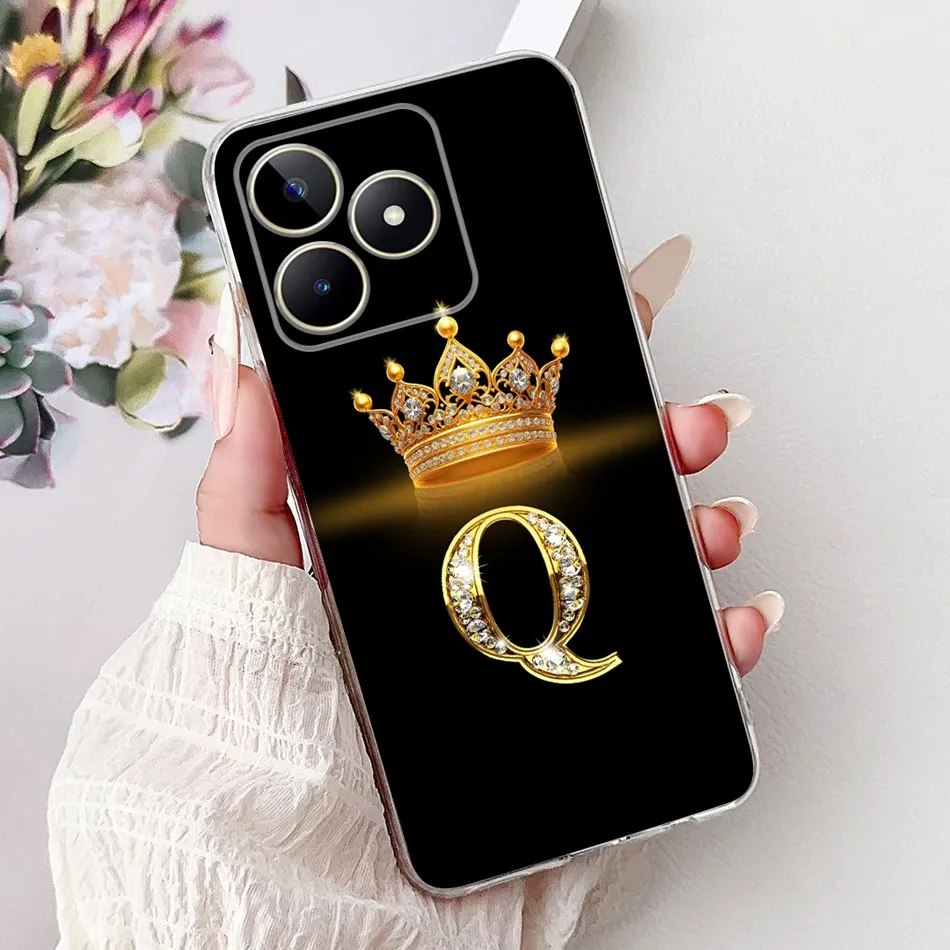 Fashionable Soft Silicone TPU Phone Case - Stylish Letter Design