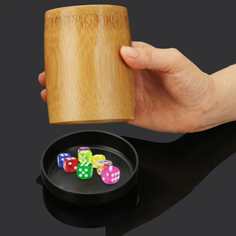 Acrylic 16mm Dices Set Colorful Six Sided Dices Cubes with Dots Playings Square Block Kids Math Teaching Educational Toy