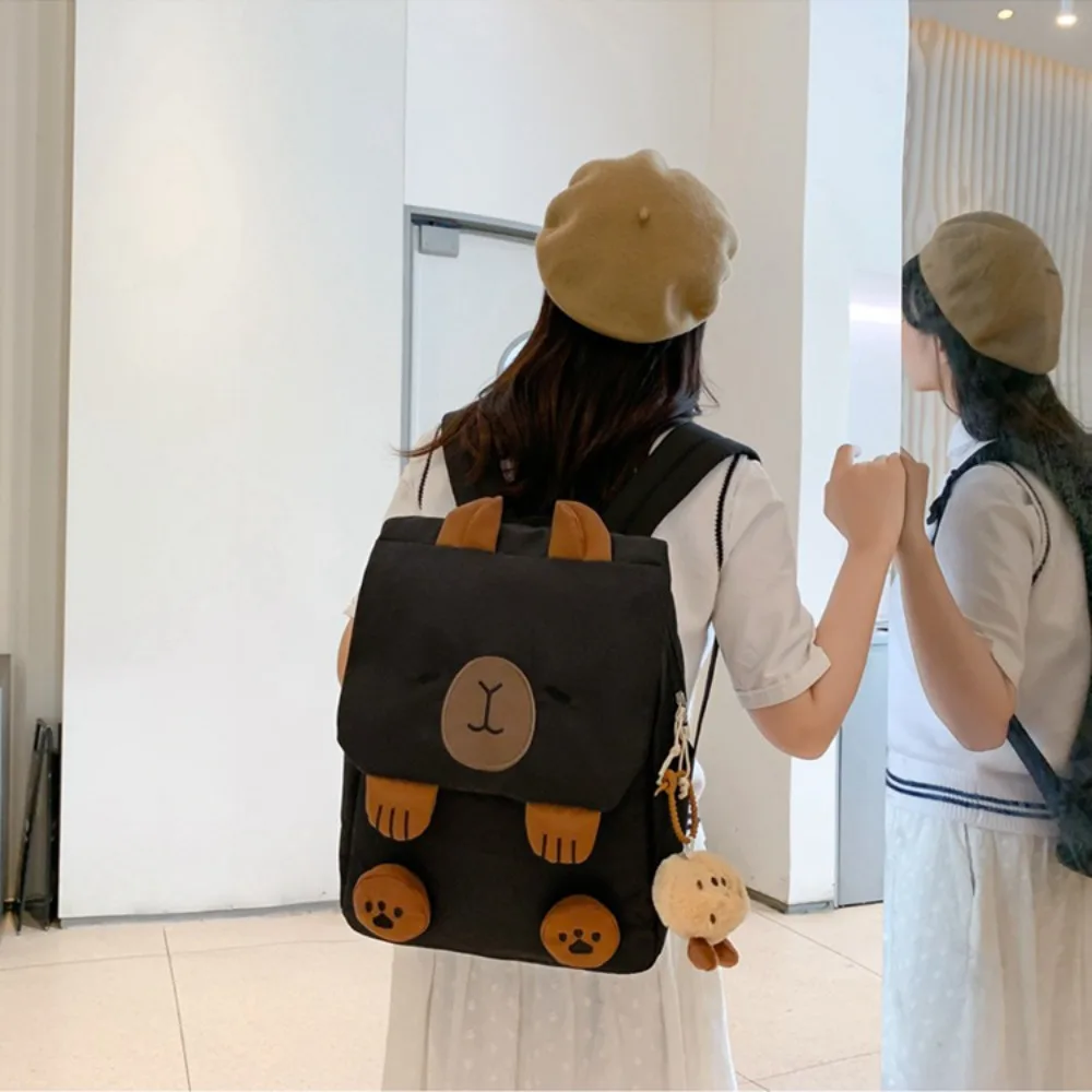 Capybara Capybara Backpack Hot Sale Kawaii Large Capacity Handbag Capibala Bag Kid 4