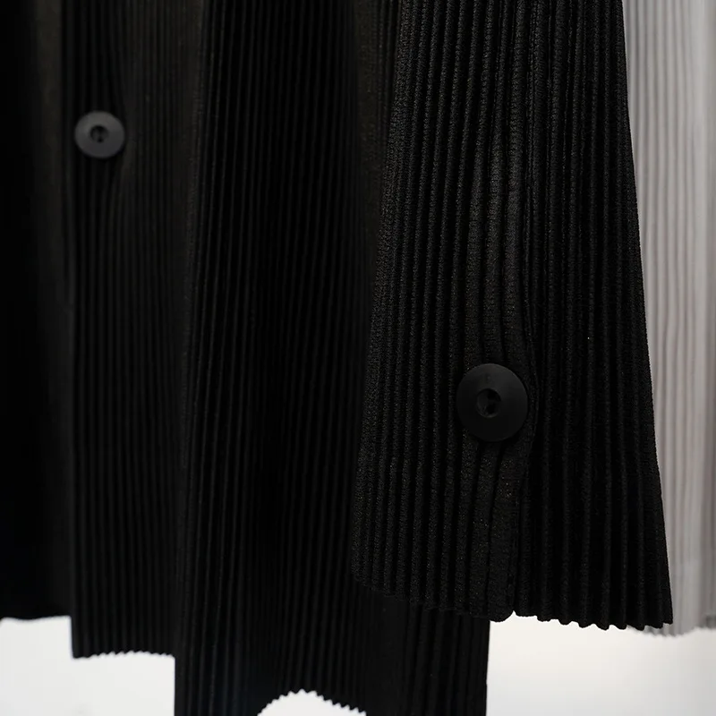 Pleats Pleated Jacket New Casual Men's Suit Jacket Spring Premium Feeling Men's Suit Business Casual Fashion Men Clothing