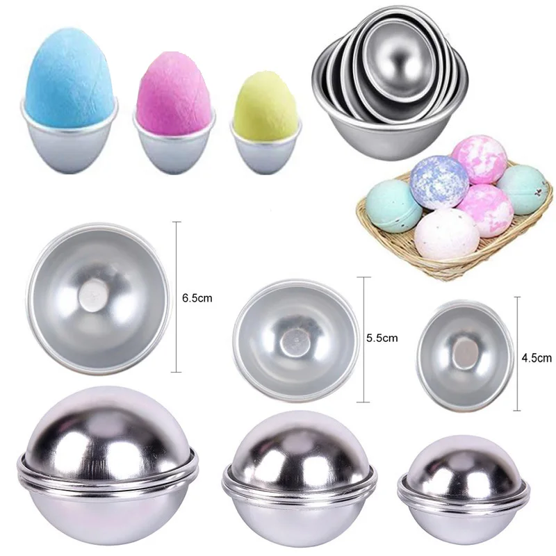 Soaps Mould Sphere Round Ball Molds Tool Handmade Crafts Supplies Soap Molds for Soap Making DIY Semicircle 6Pcs epoxy resin mold soap molds kit