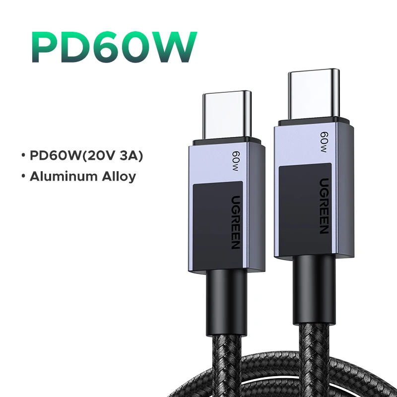 UGREEN USB C Cable PD60W Fast Charge Cable for iPhone