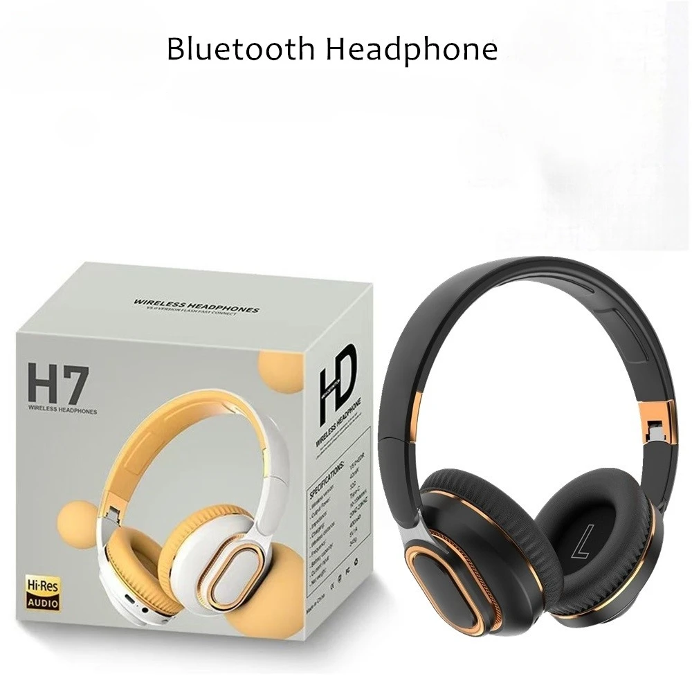 

H7 Tv Bluetooth Headphones Wireless Headphon with Mic USB Adaptor Headset Noise Cancelling Stereo Foldable Bass for TV Earphone