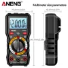 ANENG SZ302 Professional Digital Multimeter AC/DC Votage Tester NCV Detector Resistance Tester Ohm Ammeter Capacitance TestMeter 6