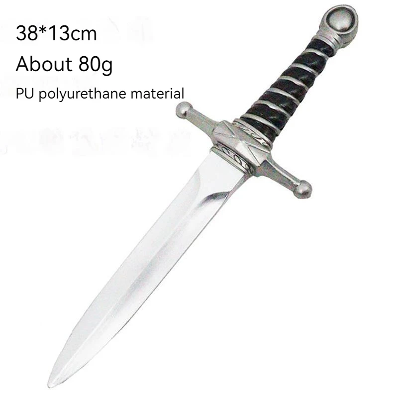38cm Children Sword Weapon Movie Cosplay Sword Prop Role Play Gift Safety Pu Simulation Weapon Kid Adult Model 3