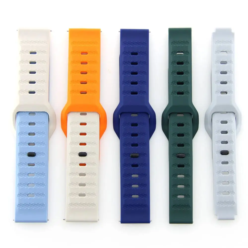 22mm Soft Silicone Replacement Sport Strap