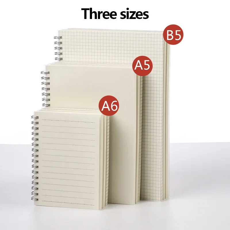 Bullet Journal Notebook Student Notebook Leather Notebook Budget Binder Notebook A5/B5 Notebook Spiral book coil Planner Lined Blank Grid Paper Journal Diary Sketchbook For School Supplies Stationery Office