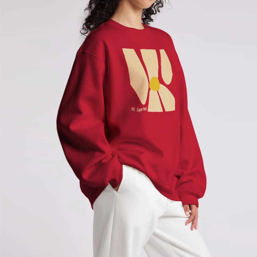 PG New Casual Sweatshirts Men Or Woman Hoodies 2025 Pullover Streetwear Solid Hoodie Basic Crewneck Hoody Hoodies 4