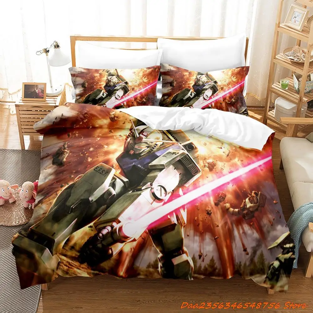 Tengen Toppa Gurren Lagann Bedding Set Single Twin Full Queen King Size Bed  Set Aldult Kid Bedroom 3D Anime Bed Sheet Set - AliExpress