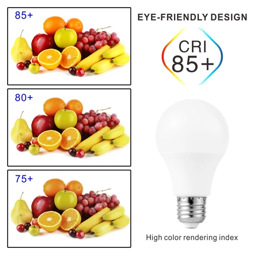 LED E27 E14 전구 조명 3W 6W 9W 12W 15W 18W 20W 실제 전력 전구, AC 220V-240V 스포트라이트 램프, 2 개 5