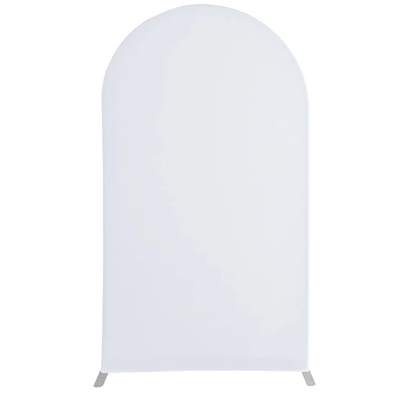Wedding arch stand Wedding arch set Party arch set Wedding Arch Stand Cover Spandex Elastic fabric 5FT 6FT 6.6FT 7.2FT Size White Pink Color Wedding props 1PCS