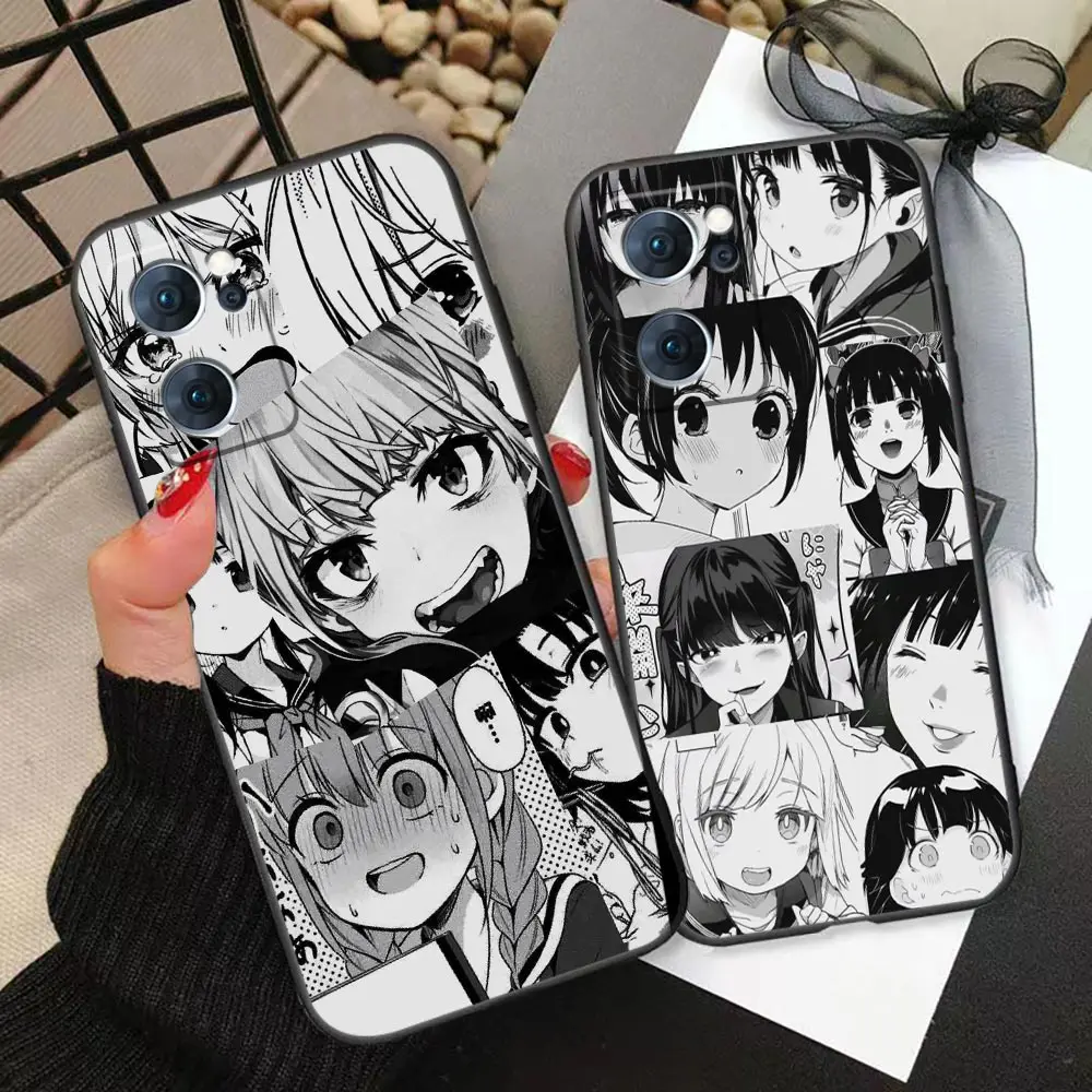 Cute Anime K-Kawaii Nifty Girl Phone Case Per Realme Gt 2 Neo 2 3 5 Narzo 50 50A C55 C53 C35 C33 C31 C30 C21 C21Y C20 Case Funda