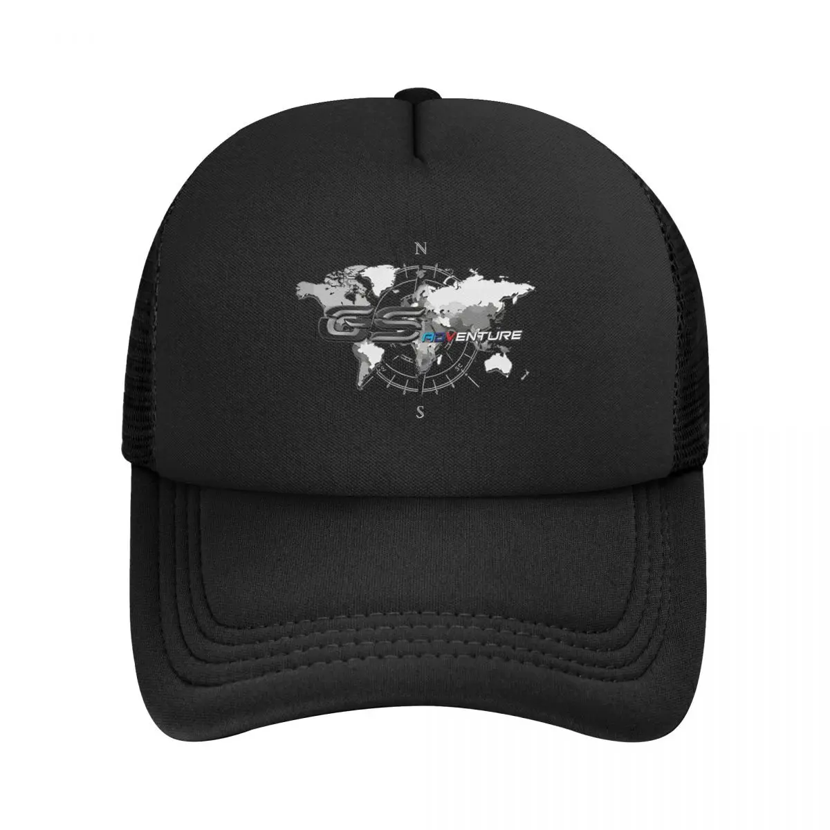 GS Adventure Style Foam Mesh Trucker Hat Trendy Unisex Cooling Mesh-back Baseball Cap Adjustbale For Casual Headwear 2