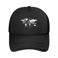 GS Adventure Style Foam Mesh Trucker Hat Trendy Unisex Cooling Mesh-back Baseball Cap Adjustbale For Casual Headwear 2