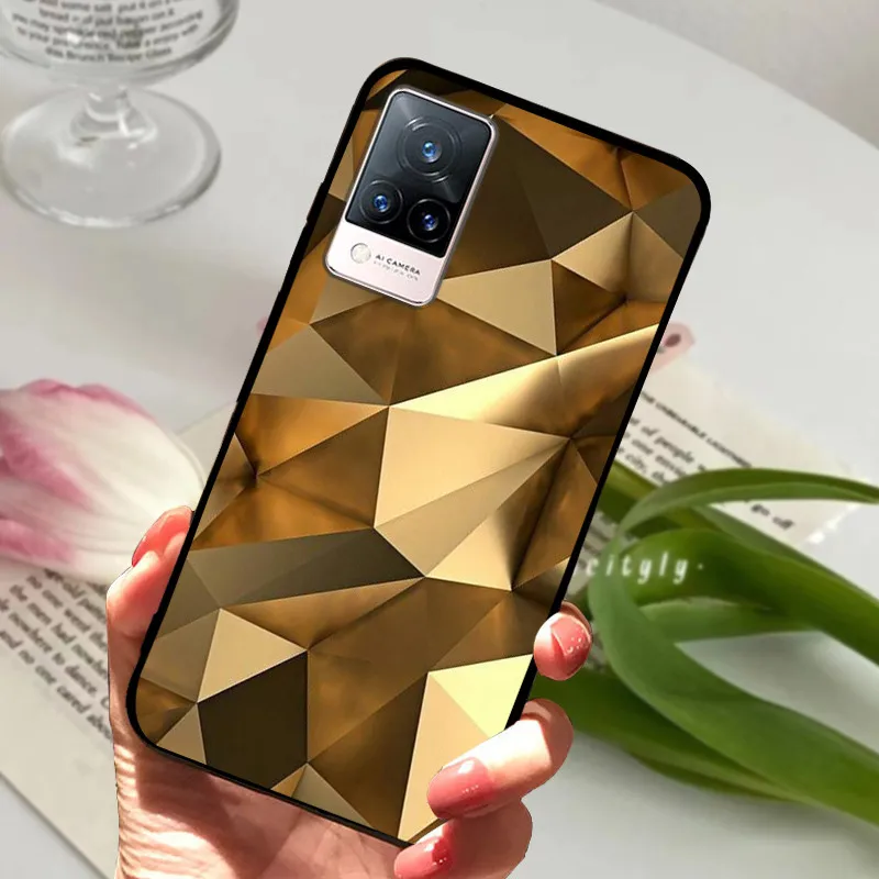 Soft Silicone Phone TPU Coque Cover for Vivo V21 Series - Protective s Shell