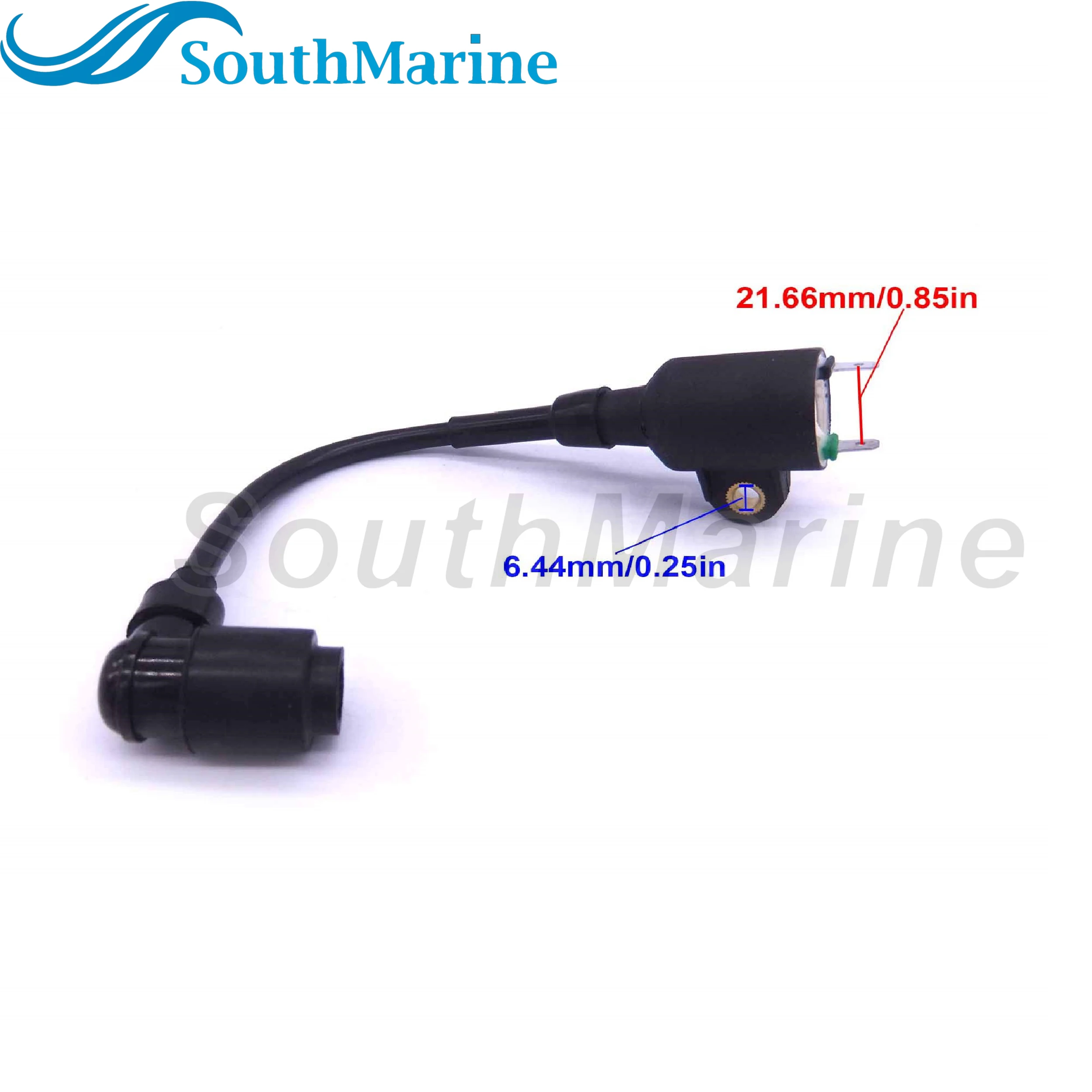 Boat Motor 823033 Ignition Coil for Mercury Quicksilver Outboard Engine 2.5HP 3HP 3.3HP
