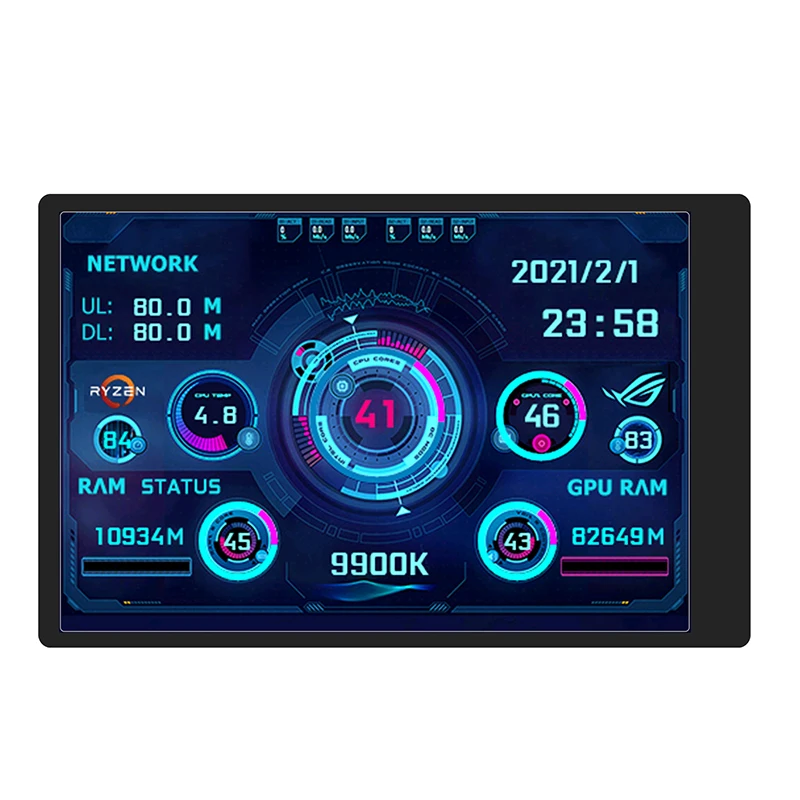 Polegada Raspberry pi Modelo b Tela de Toque 1024x600 Ips Lcd Capacitivo com Alto-falante para Raspberry pi 3b Mais 3b Nvidia Jetson Nano 7 - Imagem 4