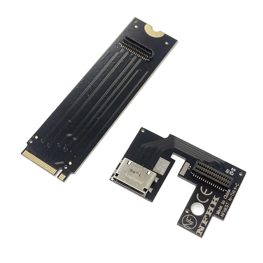 

PCI-E 3,0 м. 2 м-ключ к Oculink SFF-8612 адаптер хоста для ThinkBook 14 + Внешняя видеокарта и SSD