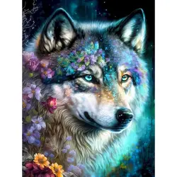 Vibrant Forest Animal Canvas Art - DIY Paint by Numbers Home Decor - 20x30cm No Frame (9950901)