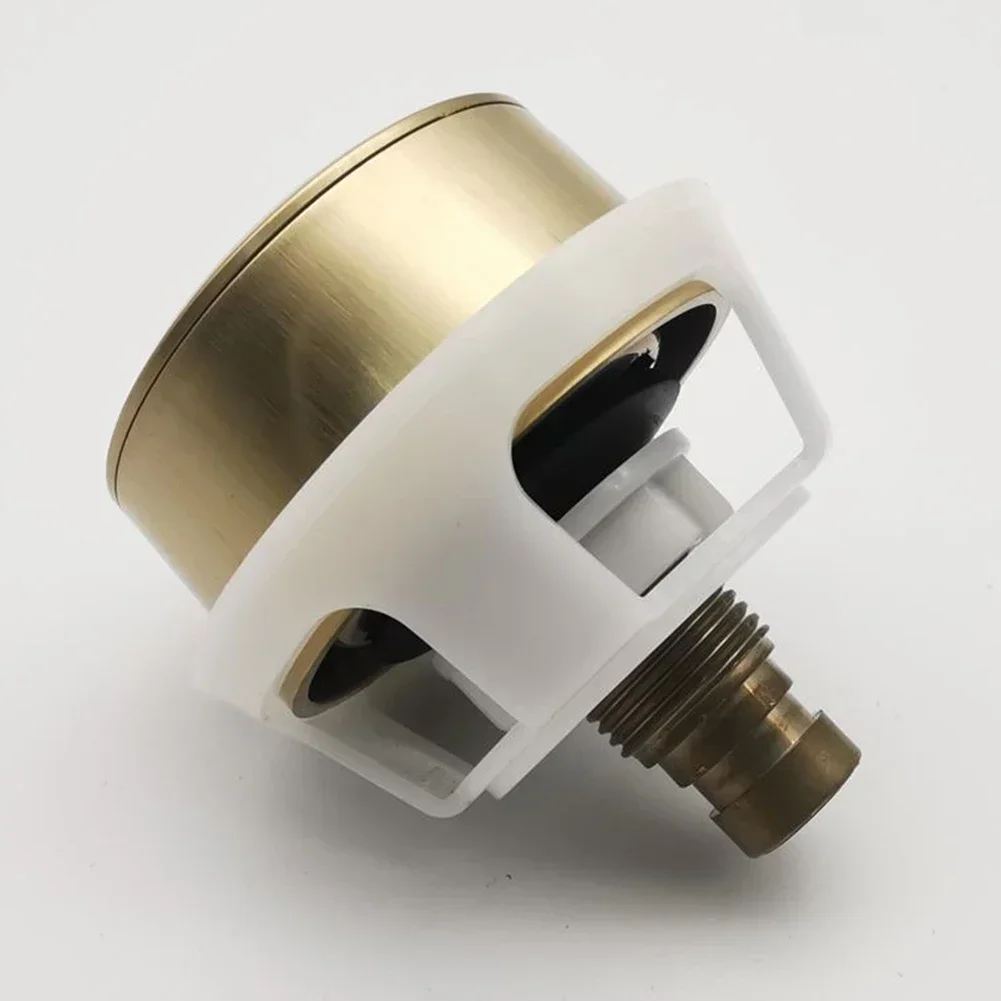 Universal Dual Flush Toilet Water Tank Button Round Valve Push Button Flush Toilet Seat Water Tank Valve Bathroom Parts