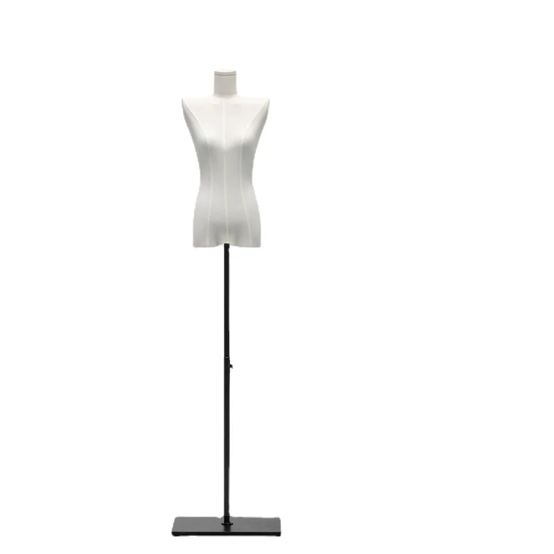 

Clothing Store Mannequin Women's Half-Body Window Mannequin Full Body Display Stand Right-Angle Shoulder Square Shoulder Body
