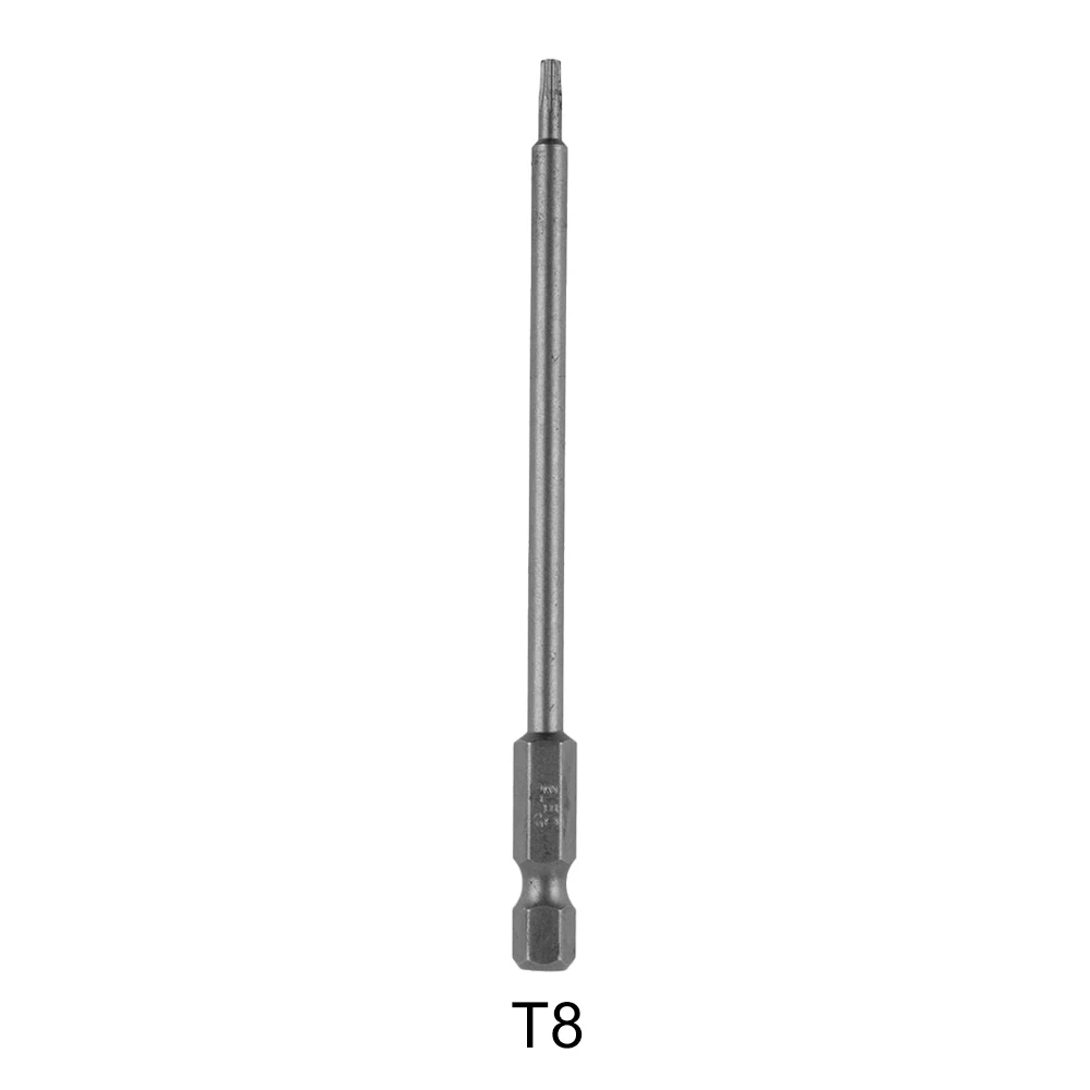 Sechskantschaft, Magnetkopf-Torx-Schraubendreher, Bit aus legiertem Stahl, 100 mm, T7/8/9/10/15/20/25/27/30/40, manipulationssicherer Stern für Sicherheit – Detail 18