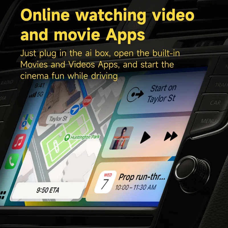 Carplay Ai Box Android 13 Android Smart TV Box Auto Wireless Carplay Qualcomm 6125 8GB+128GB for Porsche wireless carplay adapter wireless carplay smart carplay box smart box