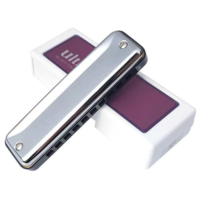 Tombo Major Diatonic Harmonica ultimo No. 1810 10 Holes Blues Harp Paddy Key C A Professional Armonica Mouth Organ Instrumentos