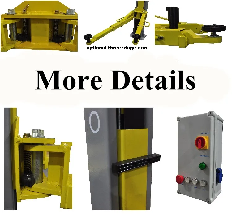 4T 전기식 해제 고품질 2기둥 유압식 자동차 리프트 장비 호이스트 램프 제조업체