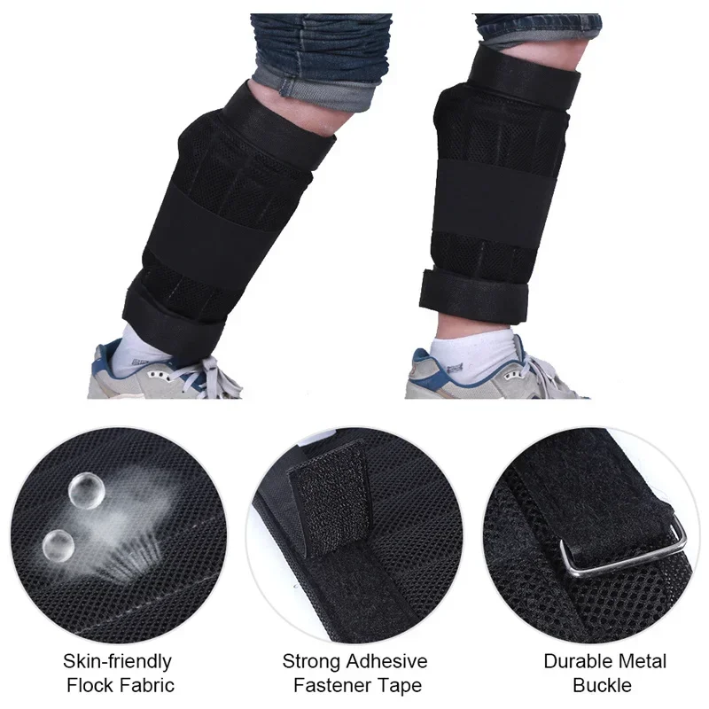 Ajustável aço colete pulseira para musculação formação, peso 15-50kg, tornozelo, acessórios de fitness placa set