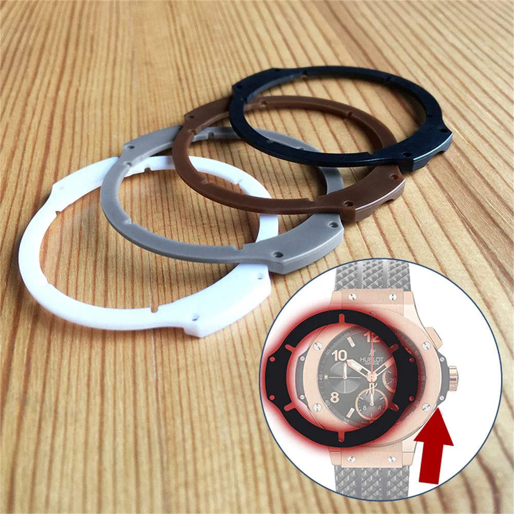 Cornice Interna In Plastica Nera Per Hublot Hub Big Band 44Mm 301 Strumenti Automatici Per Parti Di Orologi Da Uomo